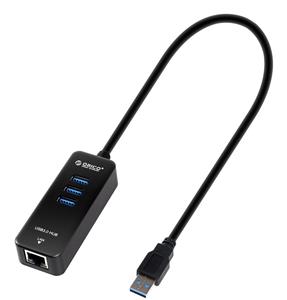 هاب یو اس بی اریکو USB 3.0 به همراه پورت لن مدل HR03-U3